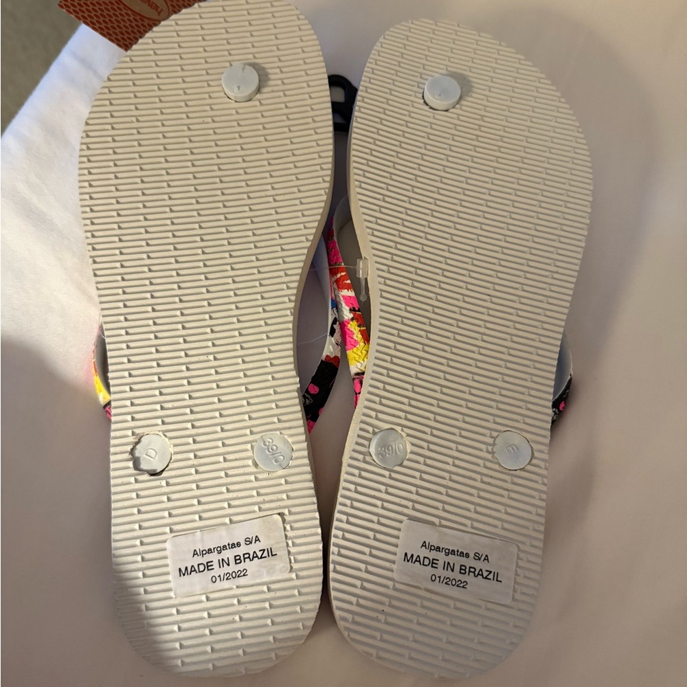 Havaianas Top Slim Disney Flip Flops/Minnie & Mickey. New with tags - Picture 7 of 11